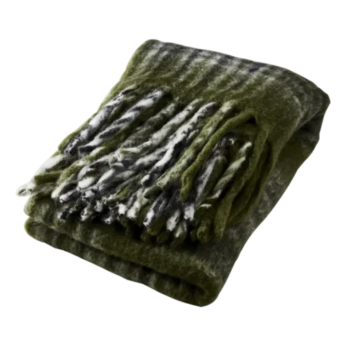 FRASSE-KOLLEKTIONEN FRASSE Tæppe, Grøn/sort/hvid