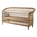 TRIBE Sofa | Håndvævet bambus & rotting