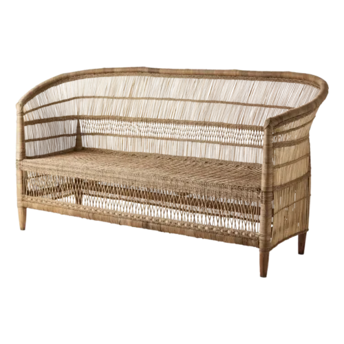 TRIBE Sofa | Håndvævet bambus & rotting