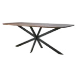 PORTLAND Spisebord – Brun 200 × 100 cm