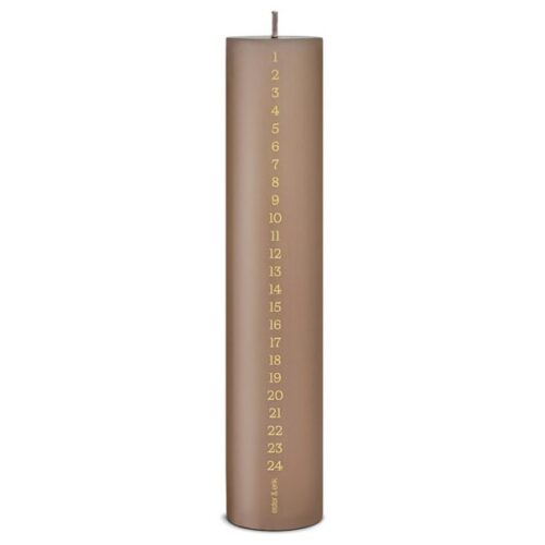 Ester & Erik kalenderlys – Soft Clay | H25 cm