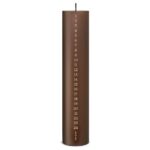 Ester & Erik kalenderlys – Hazelnut | H25 cm