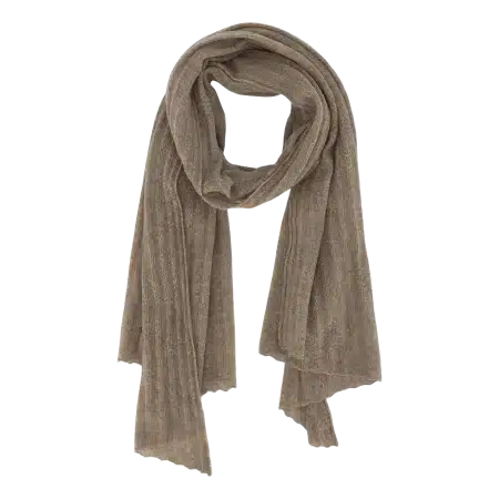 Cashmere tørklæde – Latte - Billede 2