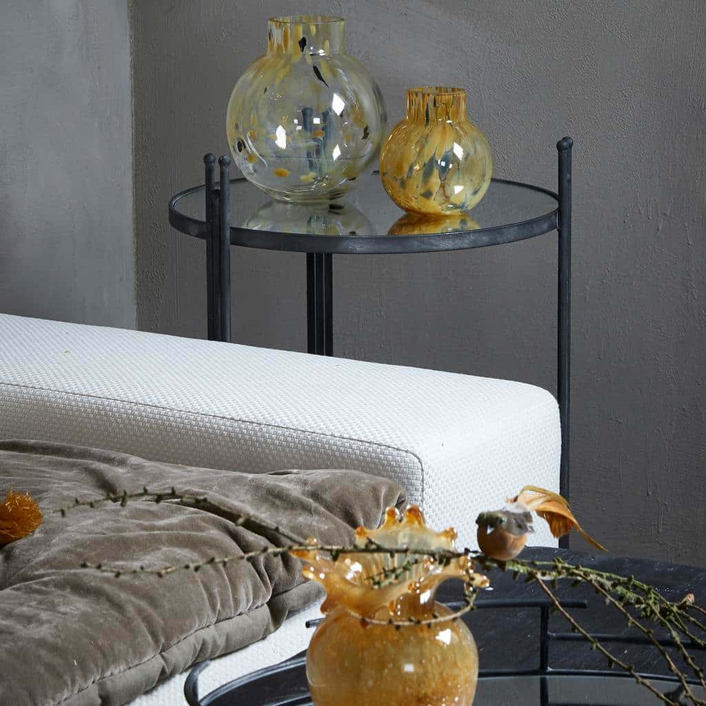 Madras med kvaster – Grey (80x200 cm) - Billede 2