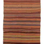 Denizli Vintage Kelim Tæppe – 142 × 216 cm