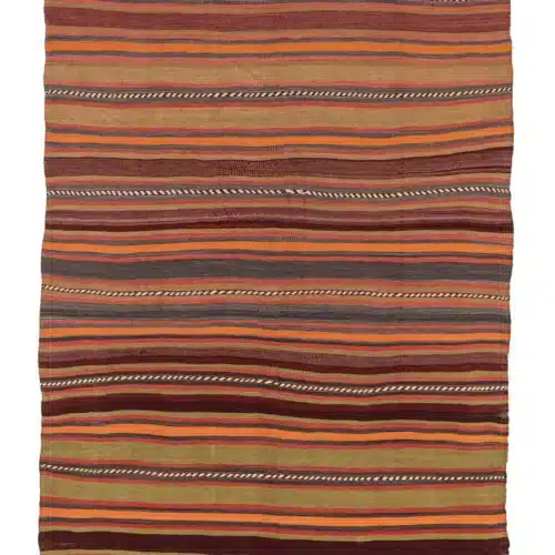 Denizli Vintage Kelim Tæppe – 142 × 216 cm