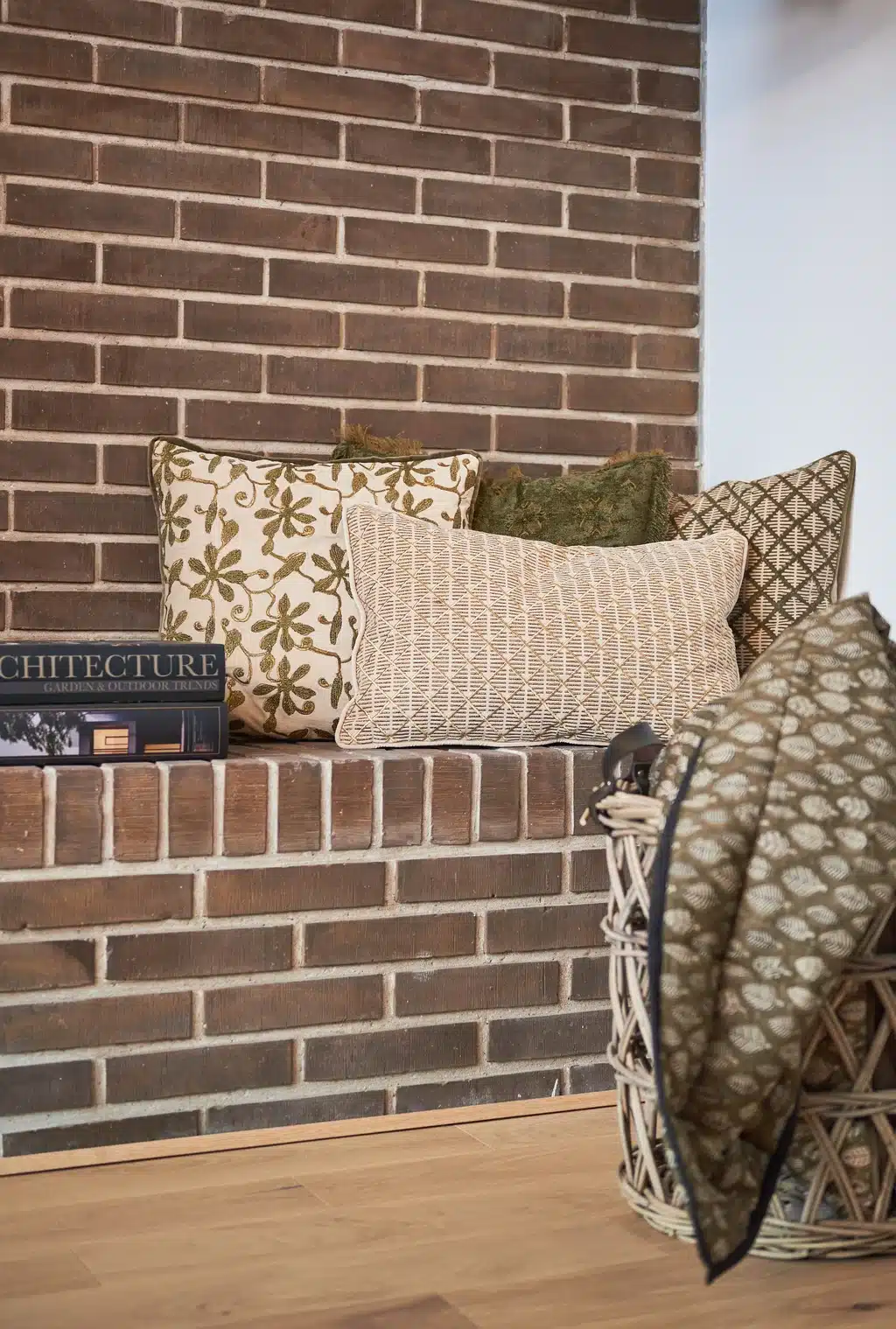 Velour Pudebetræk – Olive (50x50 cm) - Billede 2