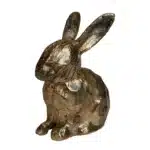 Dekorativ Kanin – Antik Gold | 9x7x15 cm | Metal