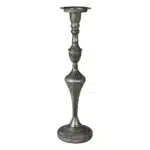 Lysestage i Metal – Antik Charcoal Silver