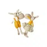 Lulu & Nico kanin m/sæk – 2 ass. | H20 cm | Stof