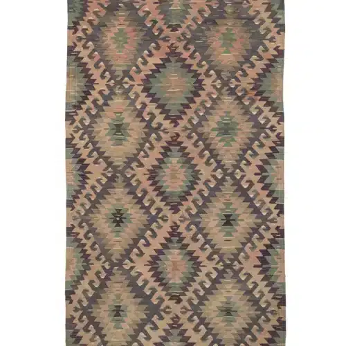 Eshme Vintage Kelim Tæppe – 170 × 363 cm