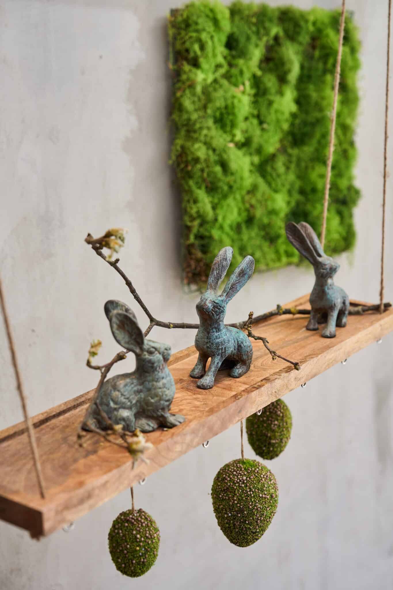 Mos æg m/snor 13x9cm - Billede 2