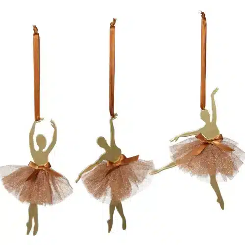Elegant ballerinaophæng i metal