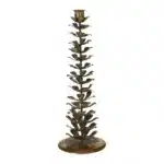 Cone lysestage – antik guld