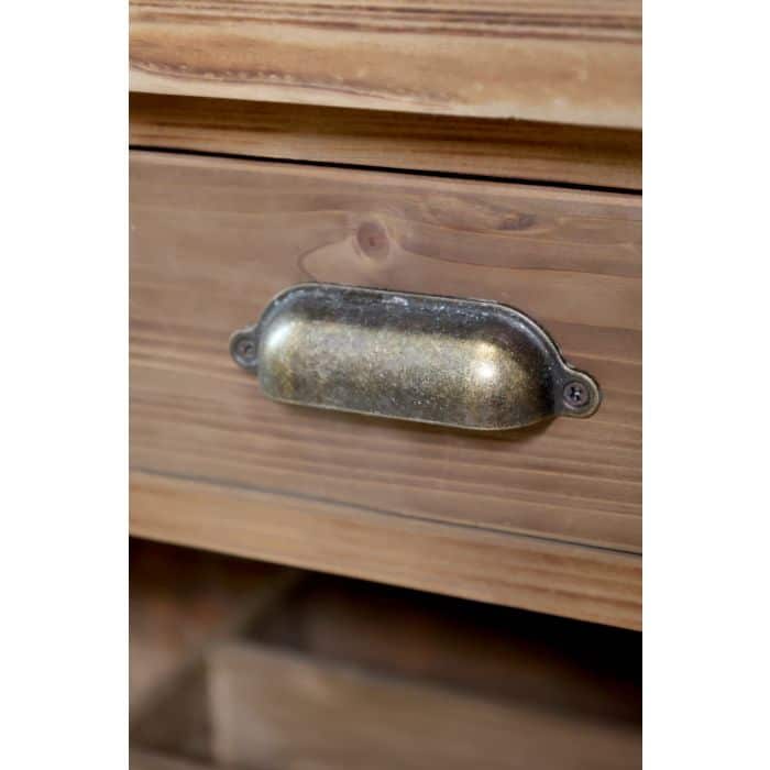 Køkkenø på hjul i træ & jern - Billede 4