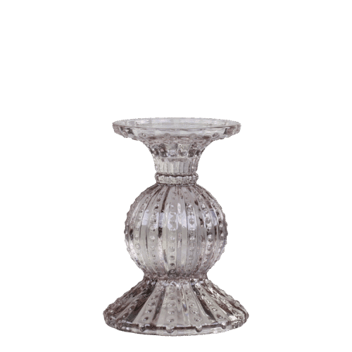 Lysestage m. perlekant