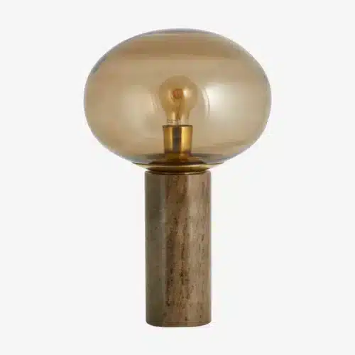 BES Bordlampe i Marmor & Glas | Nordal