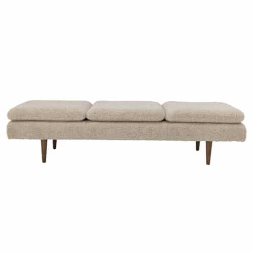 Daybed i teddyfleece – natur