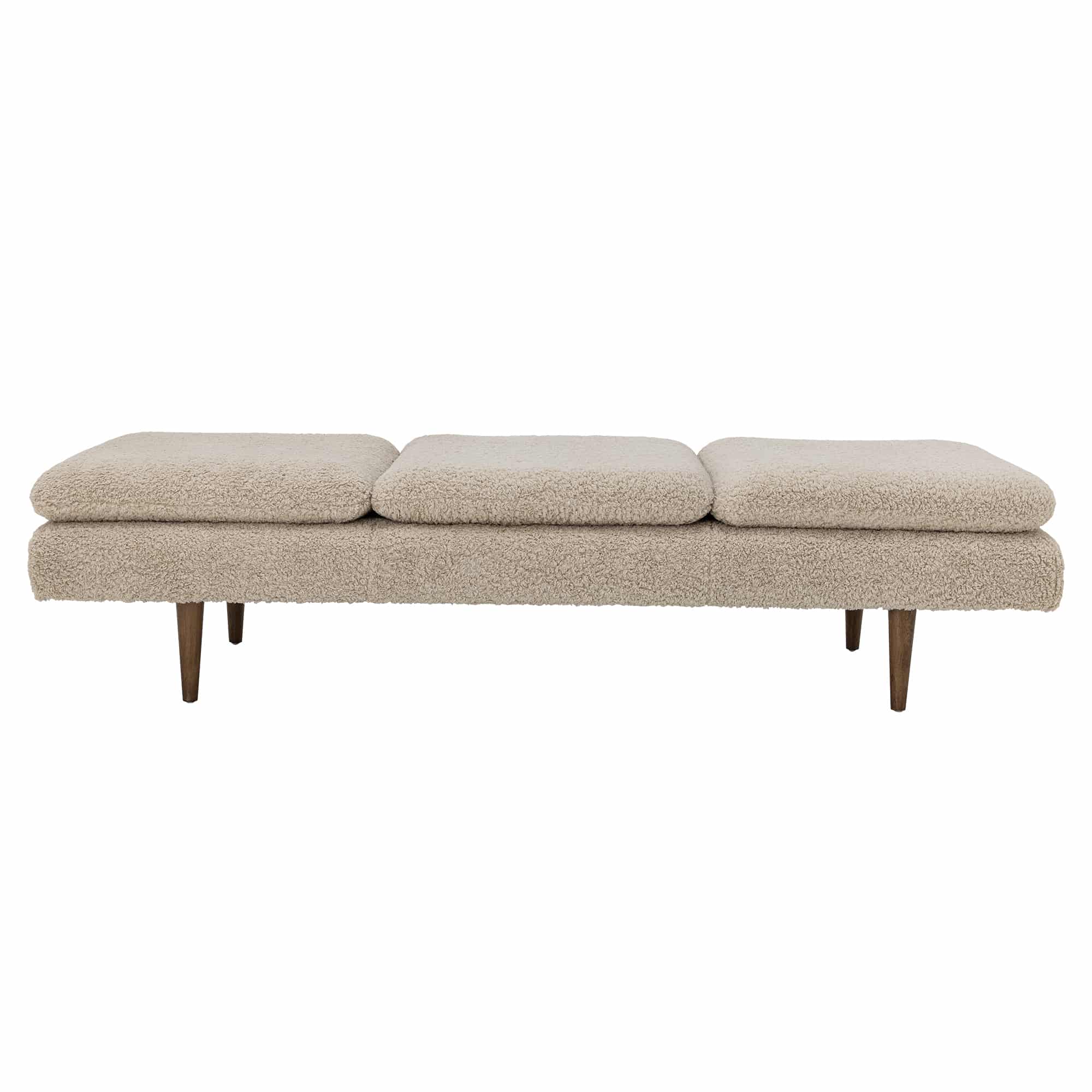 Daybed i teddyfleece – natur