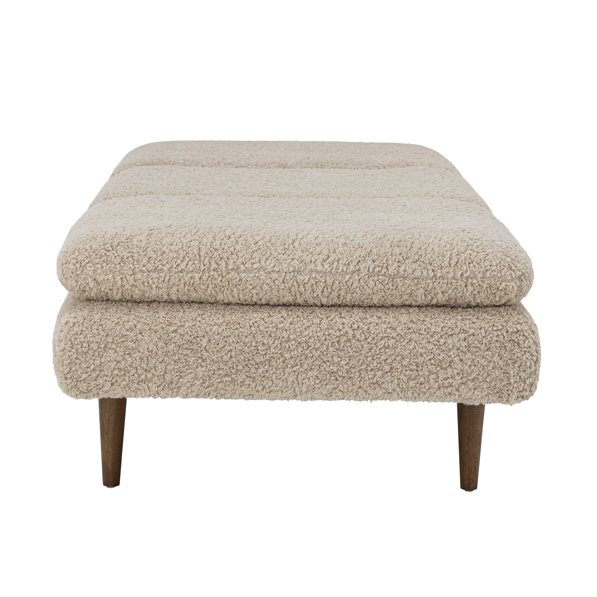 Daybed i teddyfleece – natur - Billede 4