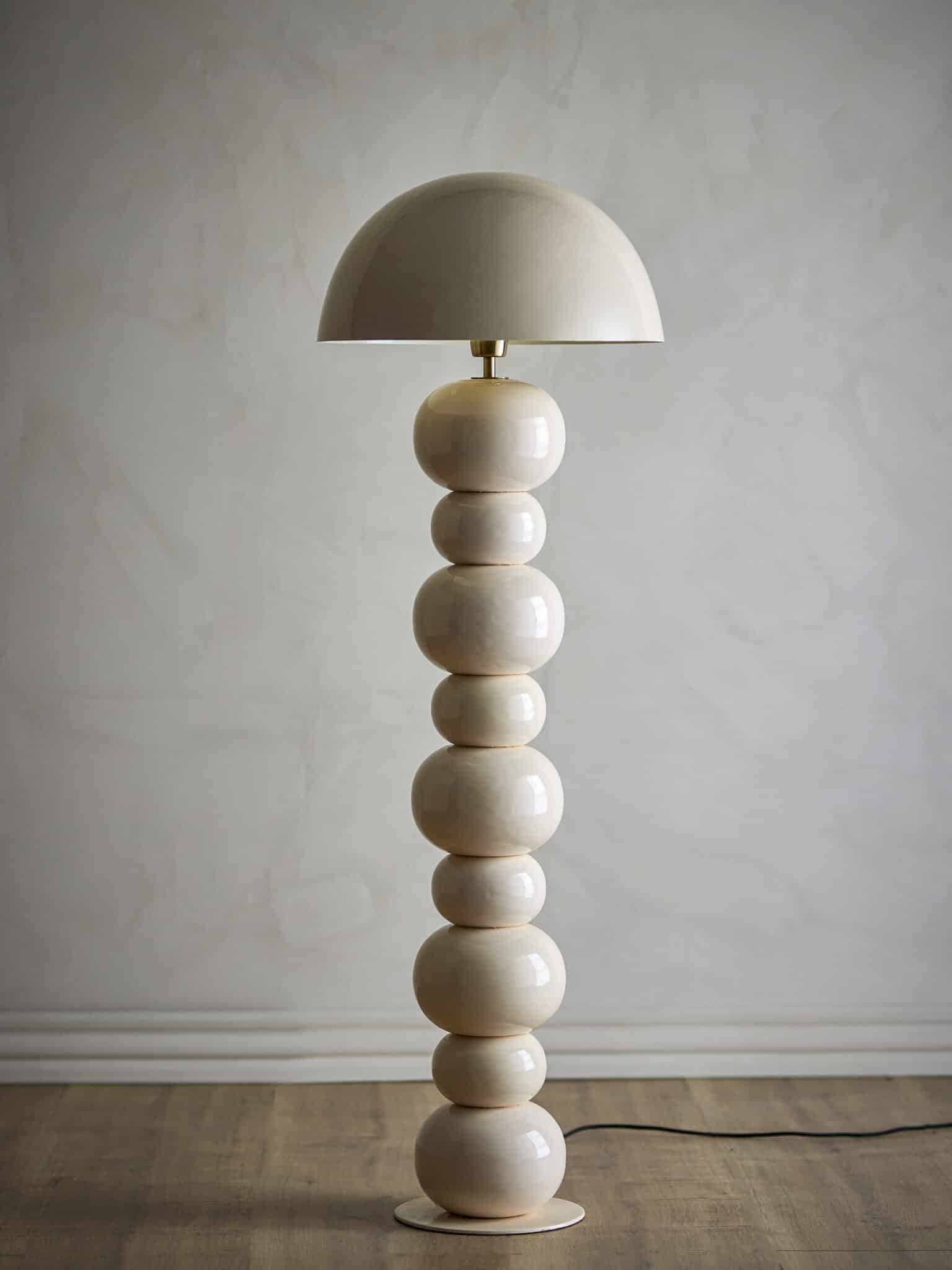 Skulpturel gulvlampe – natur - Billede 2