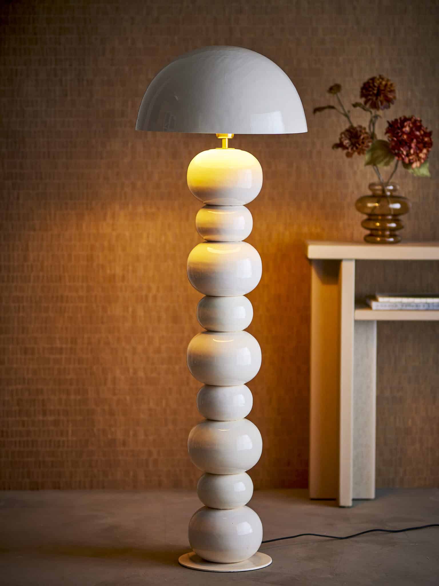 Skulpturel gulvlampe – natur - Billede 4