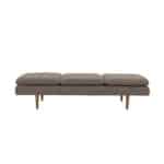 Daybed i teddyfleece – varm brun