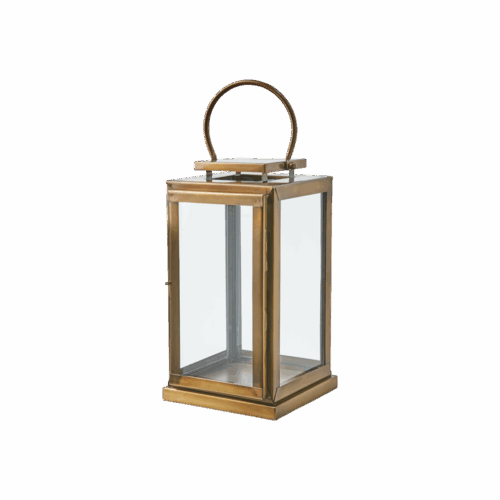 CLINTON Lantern M, Brass colour