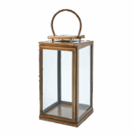 CLINTON Lantern L, Brass colour
