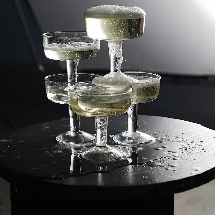 Muubs Sidebord Verde - Sort - Marmor - Ø40xH42 cm - Billede 5