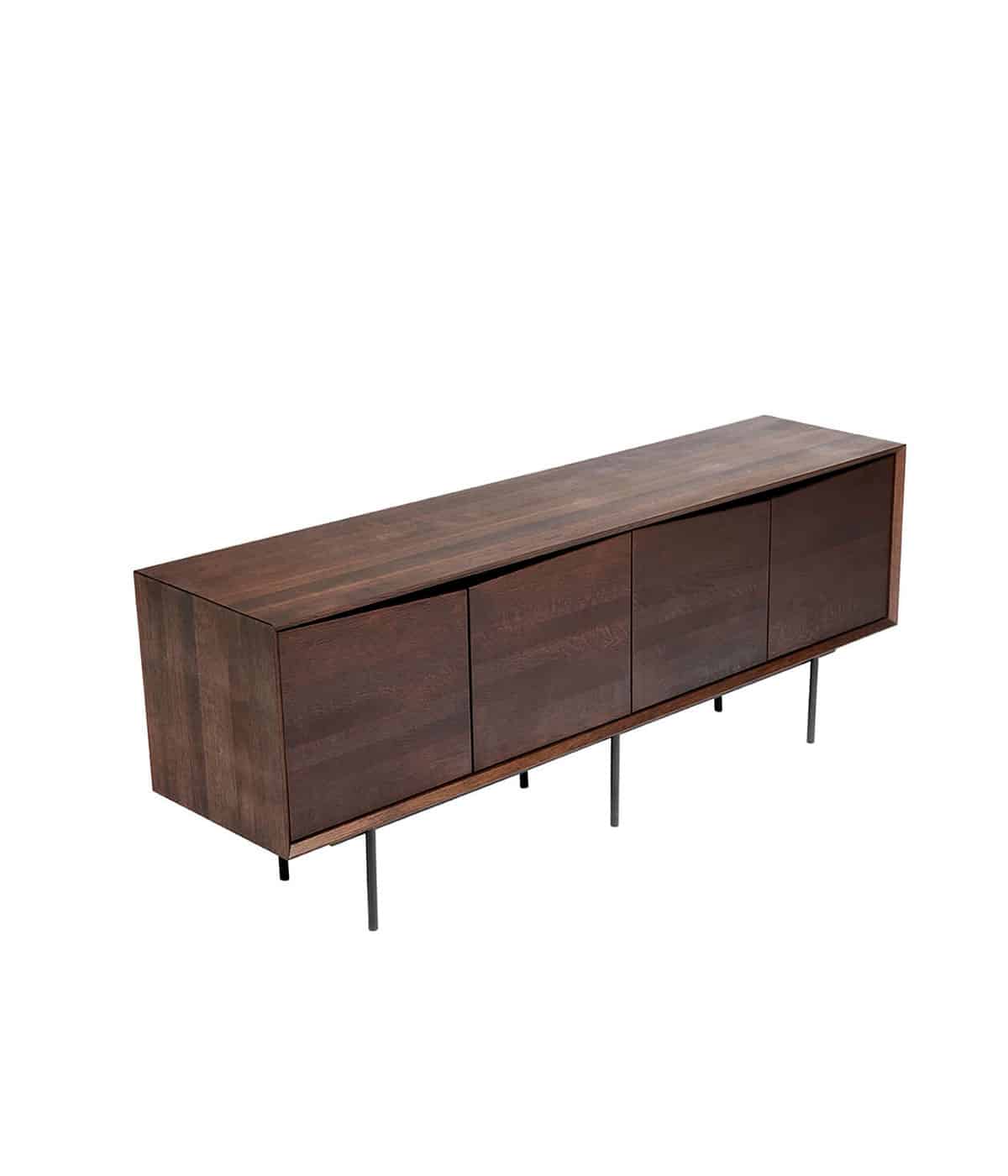 Muubs Wing Skænk – Smoked Oak – Massiv Eg (L185 cm) - Billede 5