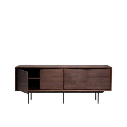 Muubs Wing Skænk – Smoked Oak – Massiv Eg (L185 cm)