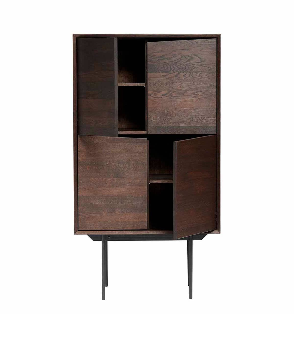 Muubs Wing Skab – Smoked Oak – Massiv Eg (H155 cm) - Billede 2