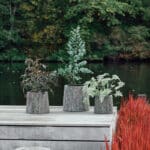 Haru udendørskrukke – terrakotta i grå nuancer