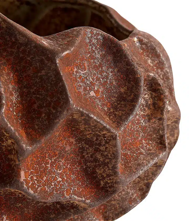 Muubs Soil Krukke – Stentøj Ø18 x H11,5 cm | Rust Glasur - Billede 2