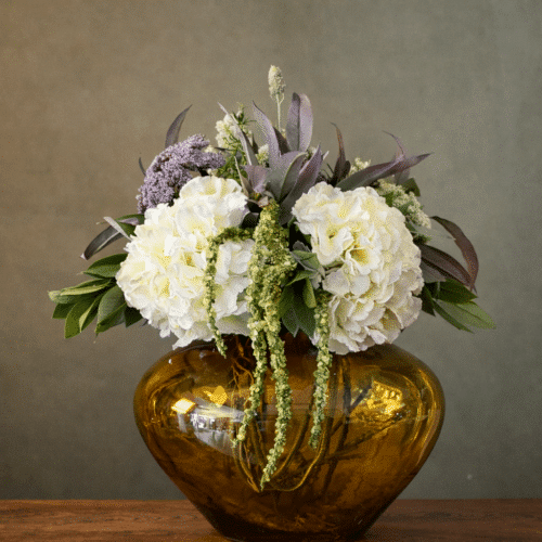 Evighedsbuket i bløde naturtoner – Håndbundet