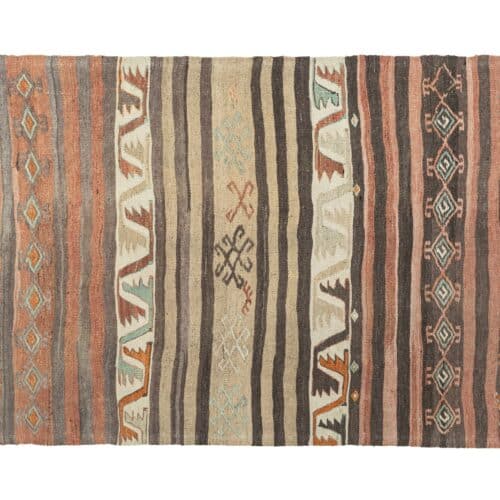 Vintage Kelim Tæppe Mål: ca. 93 × 157 cm