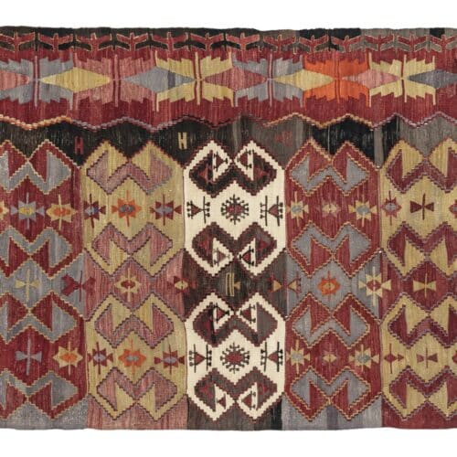 Vintage Kelim Mål. ca 133x166 cm