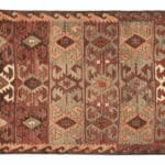 Vintage håndvævet kelim tæppe fra Anatolien.- Unika