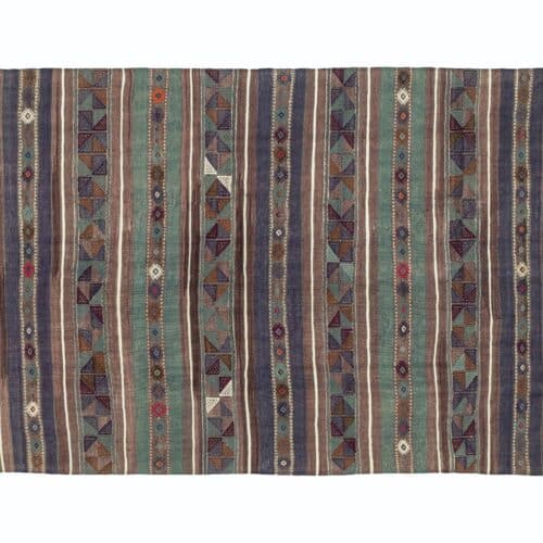 Vintage Kelim tæppe Mål: 150 × 273 cm