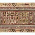 Vintage Kelim Tæppe Mål 120 × 168 cm