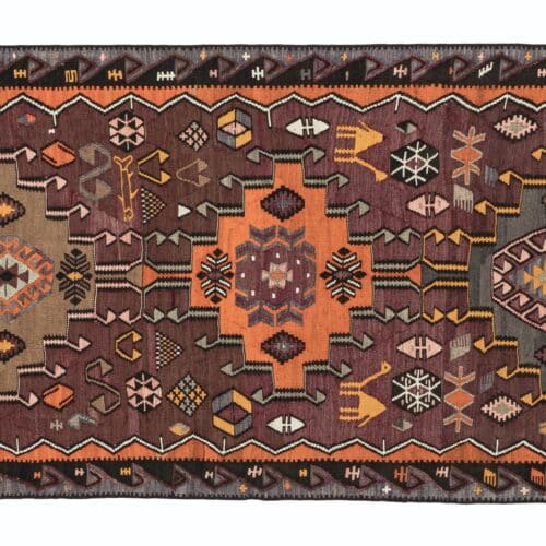 Vintage Kelim tæppe  Mål: ca 130 × 204 cm