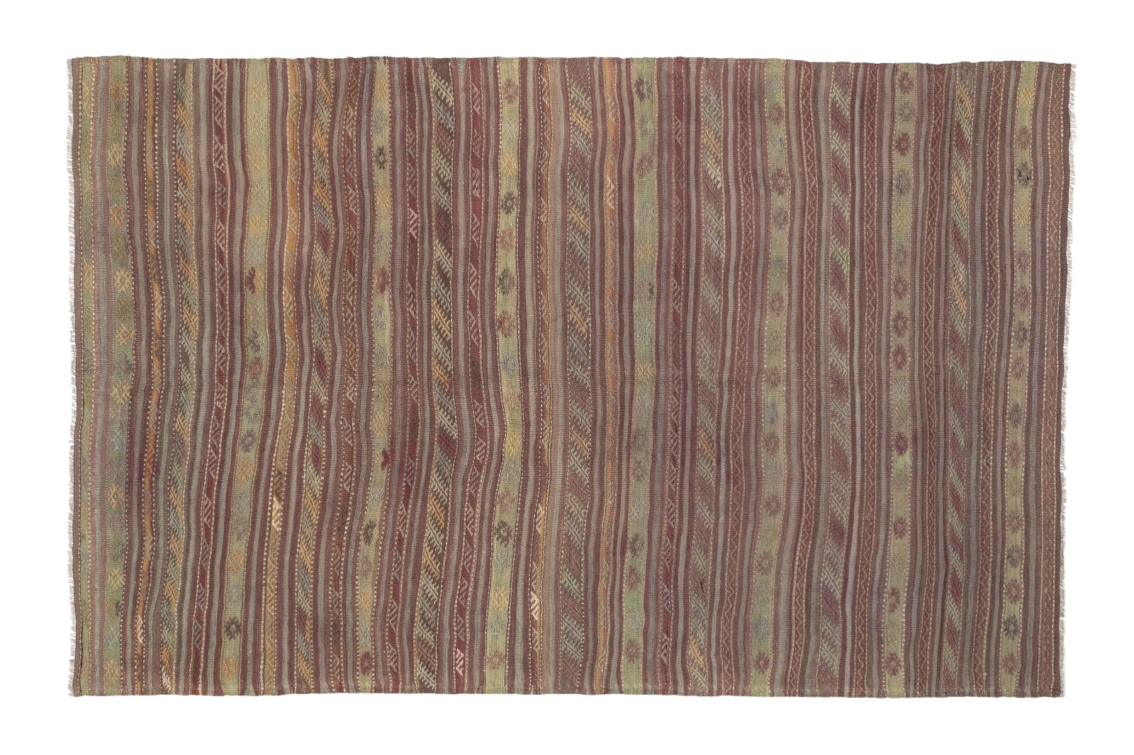 Vintage Kelim Tæppe Mål  ca. 161 × 252 cm