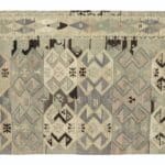 Vintage Kelim Tæppe  Mål 142 × 208 cm