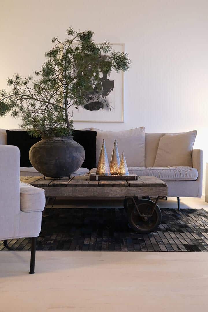 Unika lerkrukke på jernfod – patineret vintage. Pris 1200,- - Billede 3