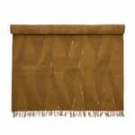 Zola Tæppe i Uld & Bomuld – Brun | 200 × 140 cm