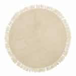 Lenea Rundt Tæppe i Uld – Natur / Offwhite