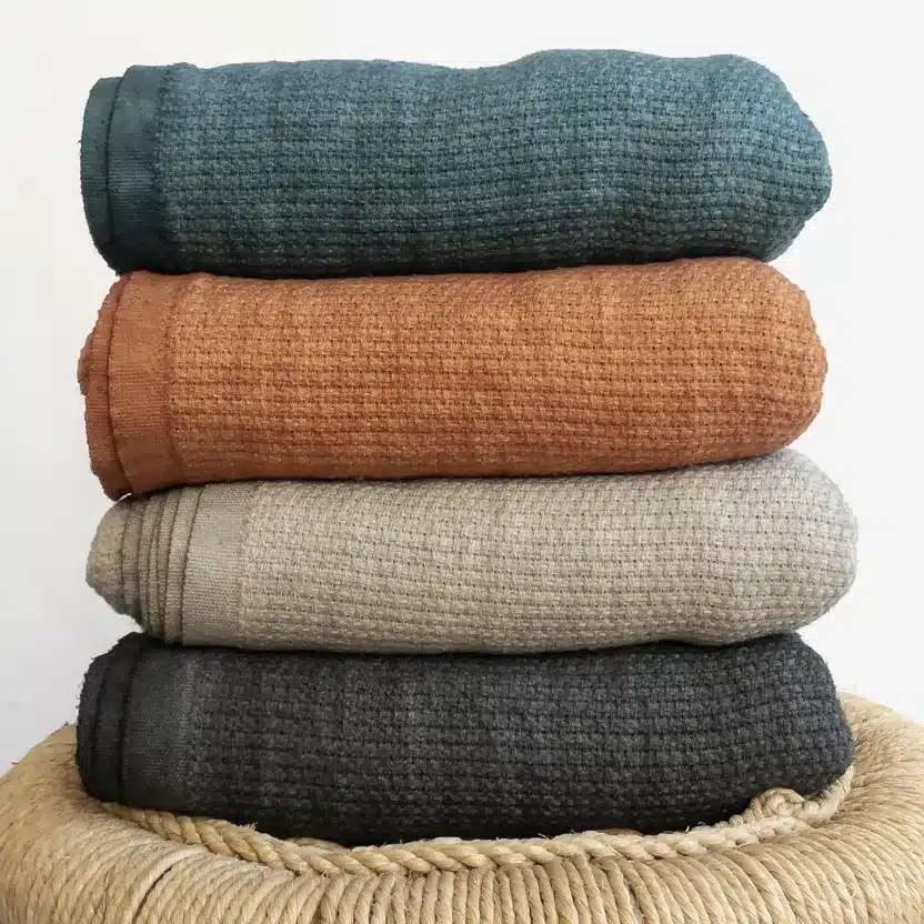 TURCO Stonewashed Tyrkisk Håndklæde i Økologisk Bomuld Farve Petro - Billede 3