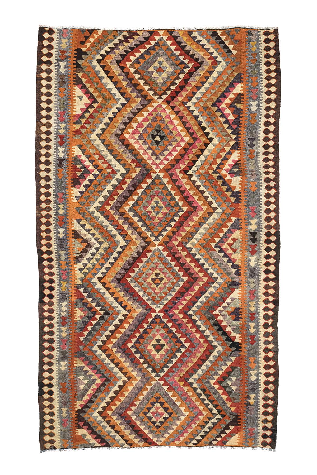 Herki Vintage Kelim Tæppe ca. 165 × 284 cm - Billede 2
