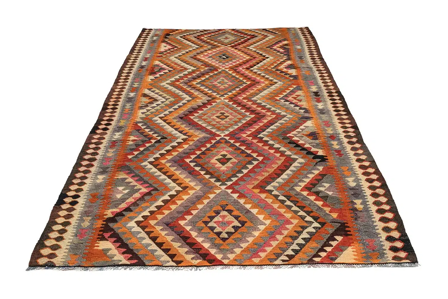 Herki Vintage Kelim Tæppe ca. 165 × 284 cm - Billede 3